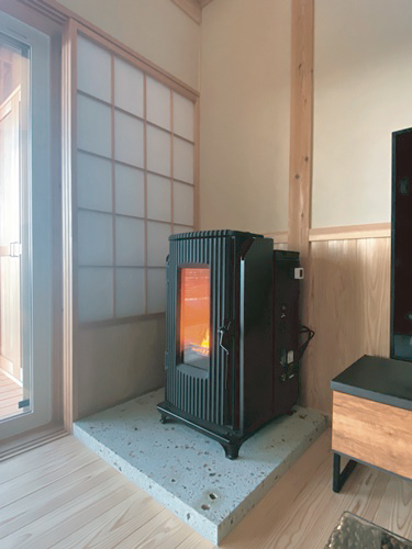 ペレットストーブのある暮らし