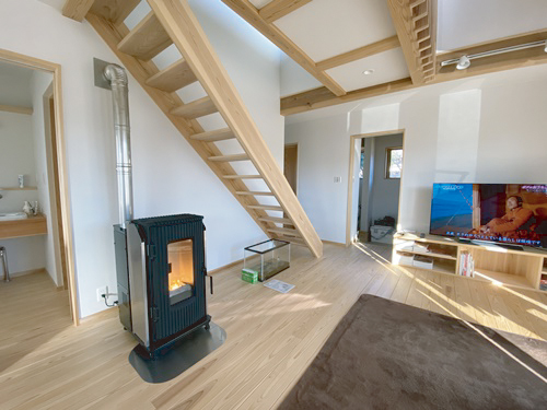 ペレットストーブのある暮らし