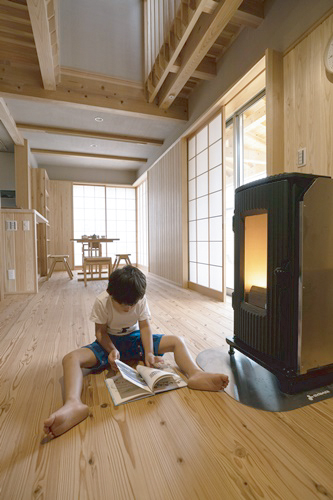 ペレットストーブのある暮らし