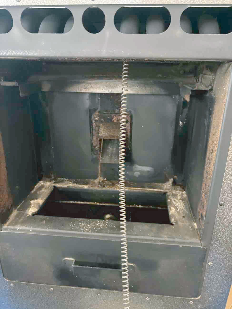 ペレットストーブメンテナンス